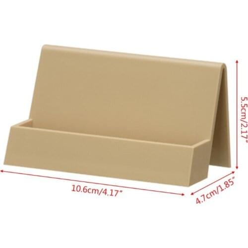 T3EE Plastic Office Business Name Card Holder Storage Display Stand Rack Desktop Table Organizer