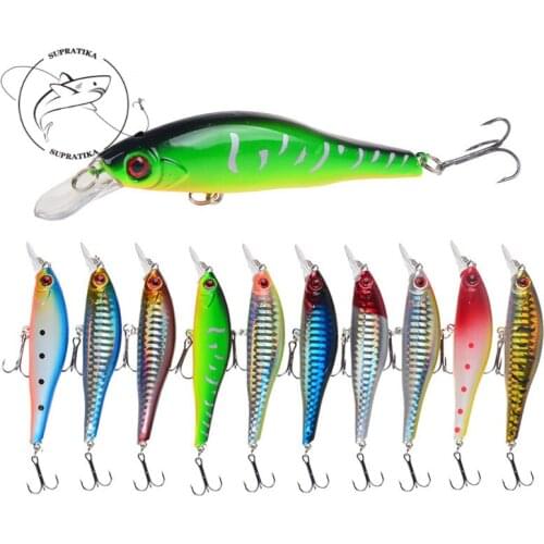 Bionic Minnow Sinking Wobblers 95mm/11.5g Fishing Lure Hard Bait Diving Depth:0.5-4M Anti-Corrosion Plastic Fishing Bait
