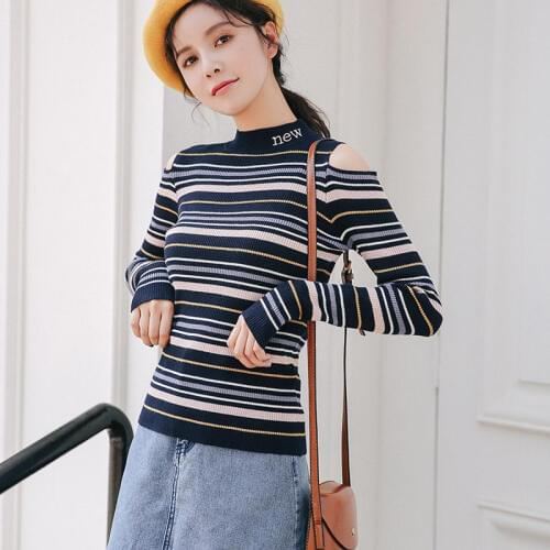 Vicce-Love Womens Off Shoulder Pullovers