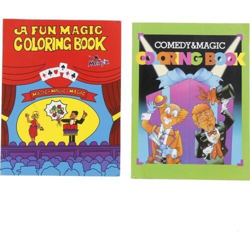 A Fun Magic Coloring Book Comedy Magic Coloring Book Magic Tricks Illusion Kids Toy Gift Tour 3 Years Old