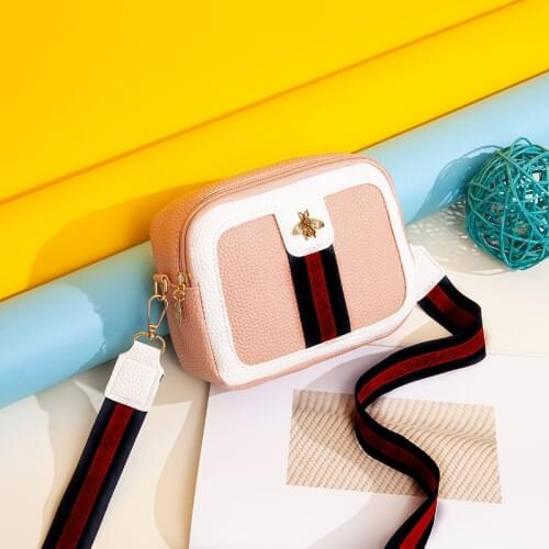 Women Shoulder Bag fashion Coin Purse Bee Handbag Messenger Phone Match-Color Square Bag Fashion Lady Small Bags Wholesale