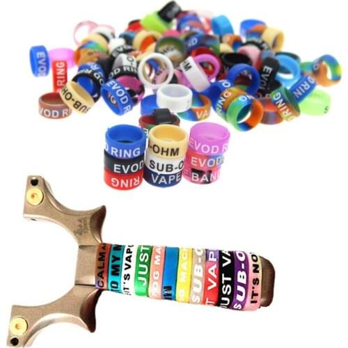 10pcs Fishing Rod Handle Anti-Slip Absorbing Sweat Ring Protective Case Lure Silica gel Rod Clip Protector Tackle Fishing Tools