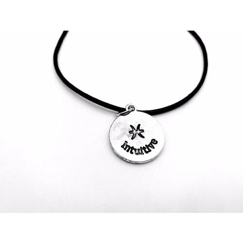 10PCS Zodiac Pisces Necklace Signs 12 Constellation Rope Necklace Horoscope Disc Fish Intuitive Letter Leather Necklaces