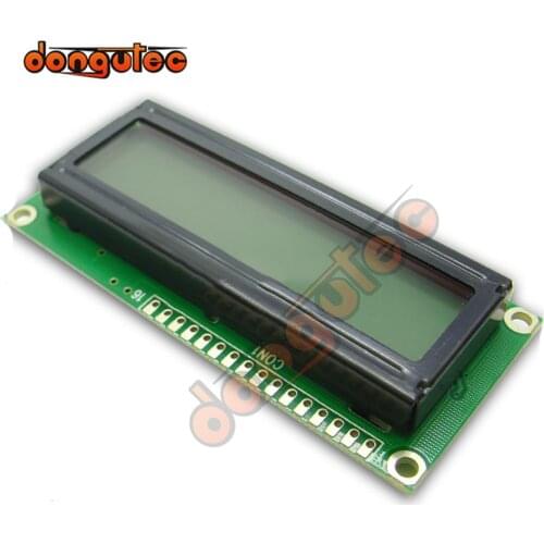 162 16X2 1602 Character LCD Module Display Screen LCM (Black on White) with LED Backlight 5V