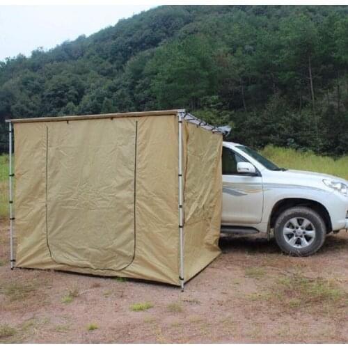 2x3M OUTDOOR 420D Oxford SIDE AWNING ROOF TOP TENT CAMPER 4WD 4X4 CAR RACK w/ CHANGING ROOM CAR ROOFTOP TENT - Awning+House Tent