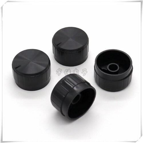 5 Pieces Plastic Flower Shaft Knob Diameter 26mm Height 16mm Potentiometer Encoder Knob Gear Shaped Inner Hole 6mm
