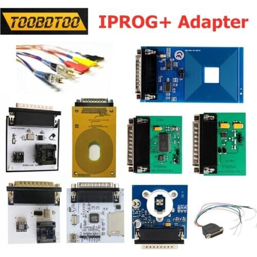 RFID and PCF79XX and 5Pcs Probe and MB IR and KLINE and CAN and 35080 160 and 35080 080 adapter for V84 IPROG+ ECU Programmer