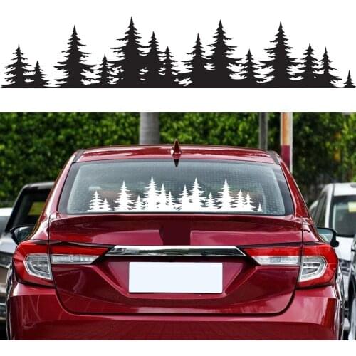 Forest Mountain View Car Sticker Window Body Sticker Lahua Universal Tree Custom Vinyl Decal