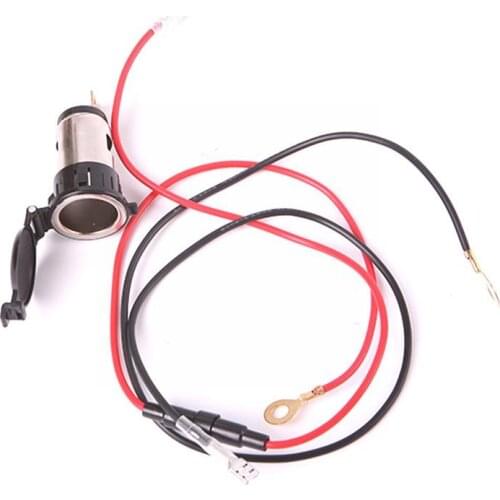 Car Cigarette Lighter Female Seat Waterproof Hard Cover Parts Automobil Socket Power Usb Seat Motorcycle Charger Female Gps K2V1