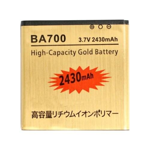 Ciszean 1x 2430mAh BA700 Gold Replacement Battery For Pro MK16I Neo MT15I Neo V MT11I Ray ST18I LT16I BA700 + Tracking Code