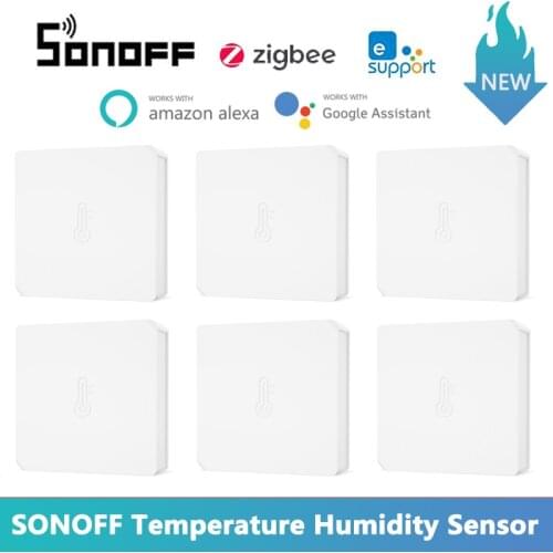 SONOFF Zigbee Temperature Sensor SONOFF SNZB-02 Work With SONOFF ZigBee Bridge Smart Home for Alexa Google Home eWeLink app
