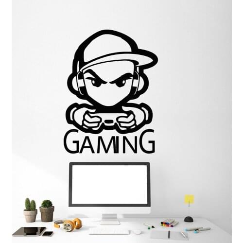 Diy Gaming Wall Decal Living Room Removable Mural For Kids Rooms Diy Home Decoration Wall Decoration Murals