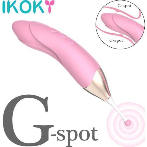 IKOKY Nipple Massager Orgasm G-Spot Vibrator Female Masturbator Clitoris Stimulator High Frequency Adult Sex Toys for Women