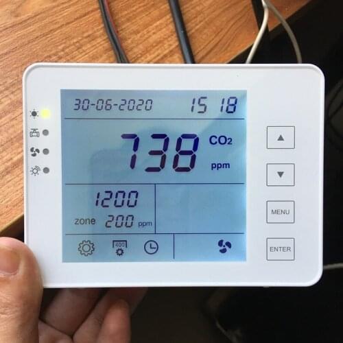 Office School Building air quality CO2 controller fresh air ventilation system controller indoor co2 controller