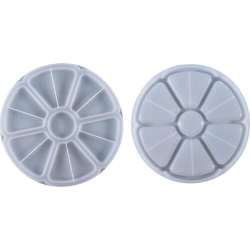 Petal Fruit Nut Storage Tray Epoxy Resin Mold Dishes Plate Silicone Mould DIY Crafts Home Decorations Casting Tools