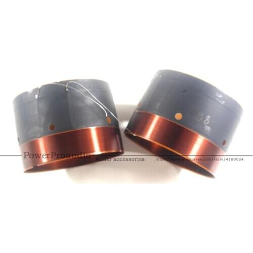 2pcs 99.8MM Bass Voice Coil Woofer With Sound Air Outlet Hole For 12 inch -18 inch Subwoofer Speaker 8OHM IN / OUT