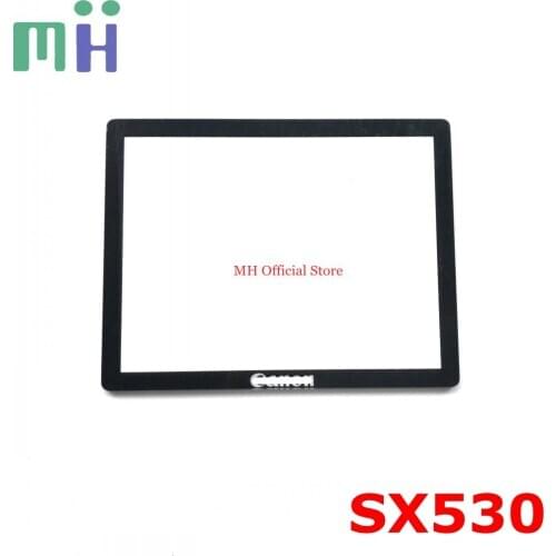 COPY NEW For Canon SX530 HS PowerShot SX530HS Back Cover Rear LCD Display Screen Protector Cover Window Glass Camera Repair Part