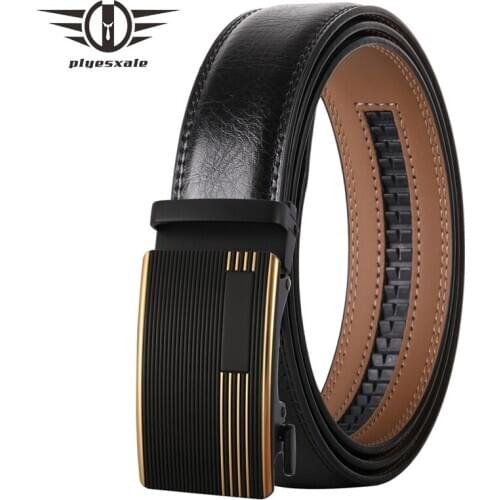 New Mens Belts Luxury Automatic Buckle Genuine Leather Strap Blue Black Brown for Mens Belt Designers Brand High Quality B435