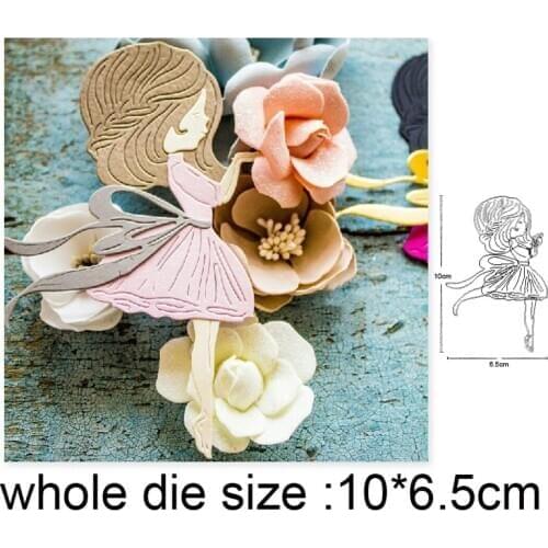Craft dies Angel Little Girl Metal Cutting Dies Stencils Dies for DIY Scrapbooking dies Album Paper Card Embossing Dies Cut 2020