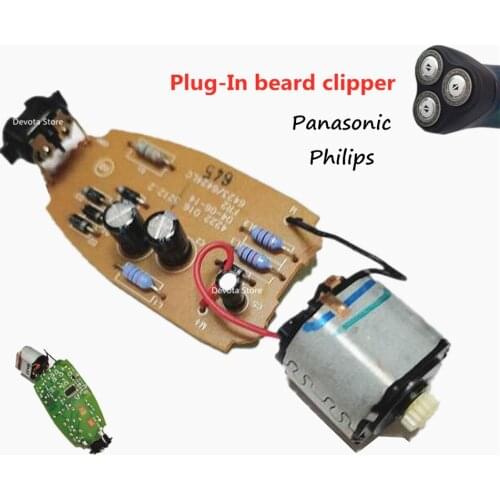 Repair Plug-in Razor ! DC Motor Beard Clipper Circuit Board (NO-Battery) NL Original 100V 110V 220V 240V