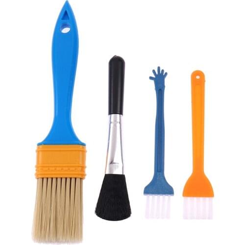 4pcs/lot Keyboard Cleaning Soft Brush Cleaning Brush For Mechanical Keyboard Easy To Carry Keyboard Cleaning Tool