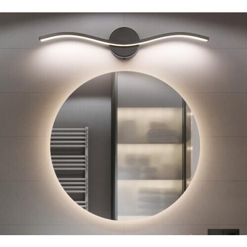 Modern LED Wall Lamp 40CM8W/50CM10W Mirror Front Light Indoor Aluminum Sconce lamps bathroom makeup Lights Waterproof ZM1013