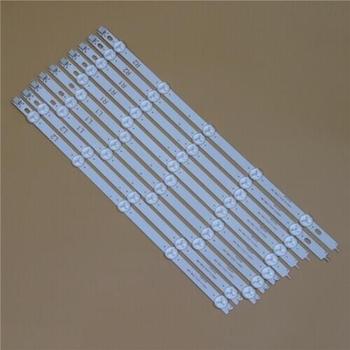 TV LED Light Bars For LG 42LA6150 42LA6154 42LA6156 42LA615S 42LA615V Backlight Strips Kit 10 LED Lamps Lens 10 Bands LC420DUE