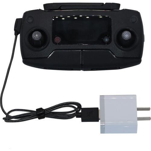 80 cm Extended Line Remote Control charging cable USB port For DJI mavic pro air spark mavic 2 Drone charger Accessories