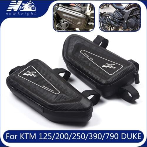 For KTM 125/200/250/390/790 DUKE Motorcycle Universal Modified Waterproof Tool Storage Side Package Hard Case Triangle Bag Kit