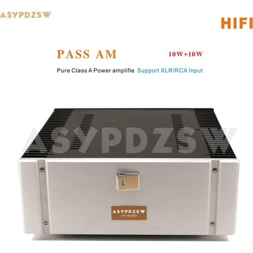 HIFI PASS AM Pure Class A Power amplifier 10W+10W Support XLR/RCA Input