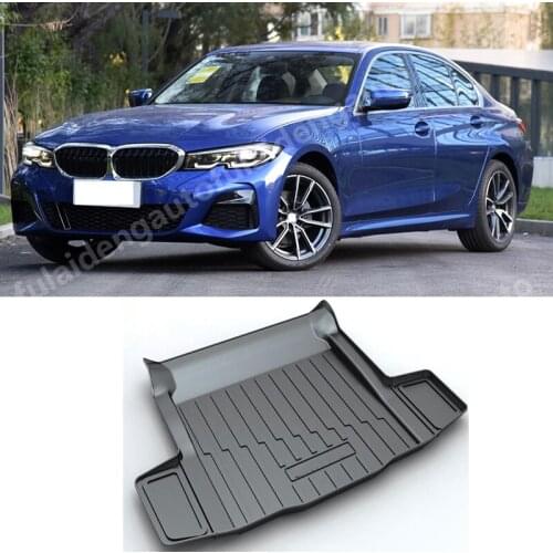 1pcs For BMW 3 Series G20 2019-2020 All weather Car pad Cargo TPO Mat Rear Trunk Tray Liner Carpet Car Accessories