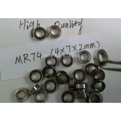 10Pcs 674ZZ MR74 L-740 Deep Groove Ball Bearings 4 x 7 x 2mm Free shipping High Quality