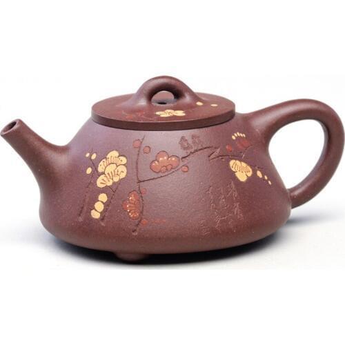120ml Zisha tea pot Yixing original purple clay famous master all handmade small stone teapots chinese Kung Fu tea gifts