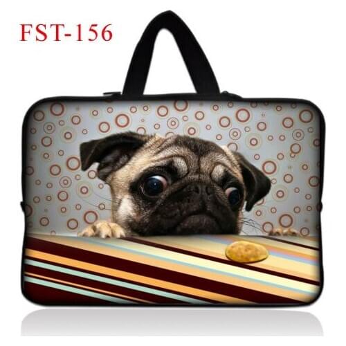 Pug Laptop Sleeve 10 7 13 14 15 17 Notebook Cover Case Funda Portatil Bolsas 15.6 12 11.6 Chromebook Bag Computer Accessories