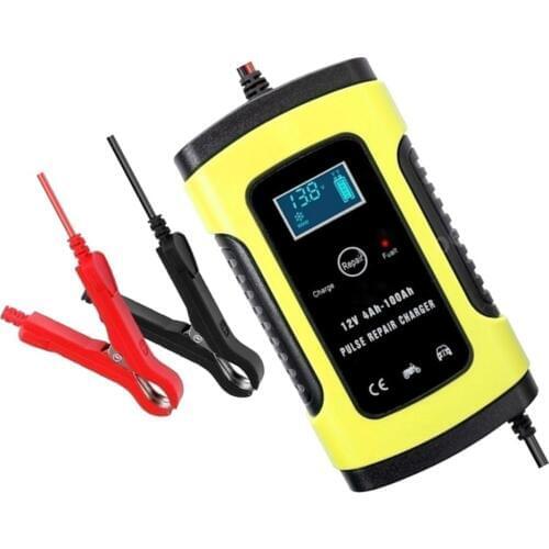2Pcs Digital LCD Display Full Automatic Battery 12V 6A Fast Power Charger