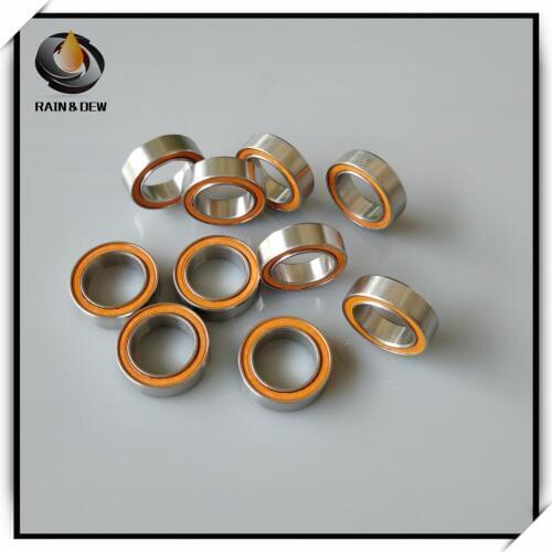 2Pcs SMR128 2RS CB ABEC7 8X12X3.5 mm MR128 Stainless steel hybrid ceramic ball bearing RC Model Bearing Set