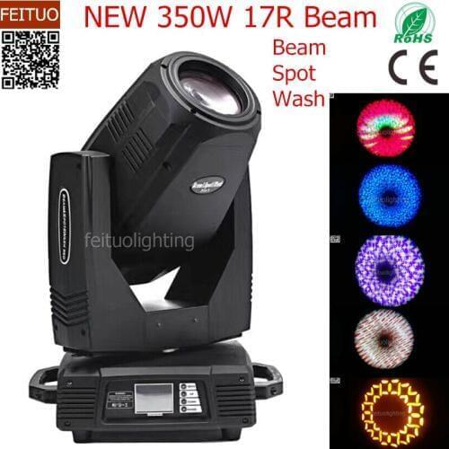8pcs/lot Beam 17r Sharpy 350w Moving Head Light Lyre Spot Wash Beam 3IN1 17R Moving Head Stage Beam Light with flightcase