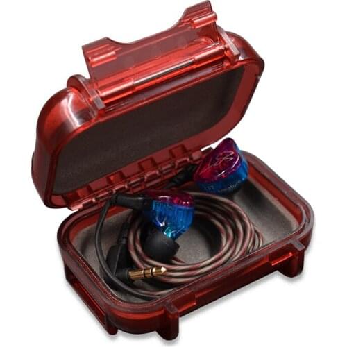 CCA Earphone Accessories Earphone Hard Case Bag Abs Resin Waterpr Colorful Protective Portable Storage Case Bag Box For Earbuds