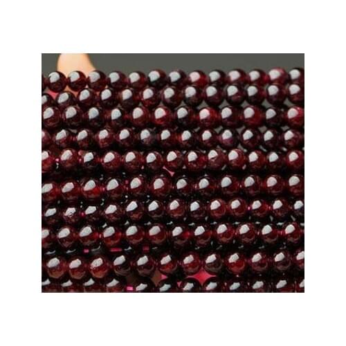 Authentic handmade material natural burgundy garnet beads child diy wholesale