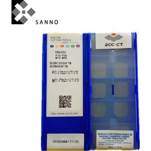 Free shipping Turning tools 10pcs/lots YBG302 / YBM251 / YBG202 SEKN1203, SEKN1504AFTN cnc carbide turning inserts cutting blade