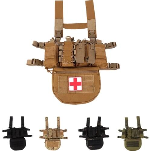 CS Match Wargame Chest Rig Airsoft Tactical Vest Swat Military Gear Pack Magazine Pouch Holster Molle System Waist Pouch