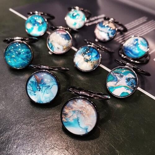 Mobile Marbling Phone Holder For iPhone X 8 7 11 12 Pro 360 Degree Metal Black Finger Phone Stand For Samsung S9 Phone Bracket