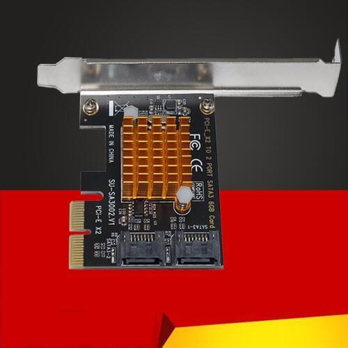 For SA3002 ASM1062 Chip PCI-E To SATA 3.0 Expansion Card 6GSATA3.0 Interface Hard Disk Expansion Card Interface Adapter Card