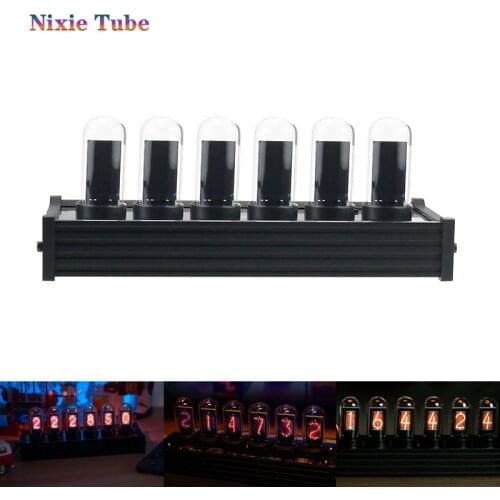 EleksTube IPS RGB Nixie Tube Clock Glow Tube Clock Customized Dial Styles Creative Decor Gifts