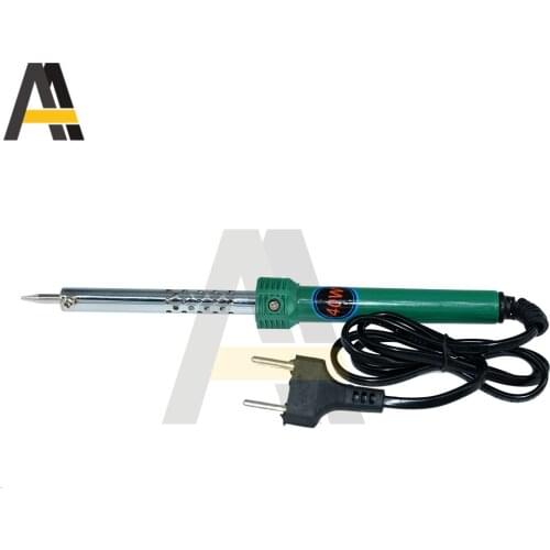 40W Adjustable Temperature Electric Soldering Iron 220V-240V Welding Solder Rework Station Heat Pen Tip Repair Tool with EU Plug
