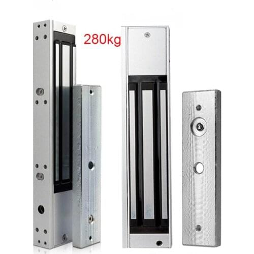 Electronic Lock Electric Magnetic Door Lock 280kg 600lbs Holding Force Electromagnetic Electronics Access Control Single Door 12