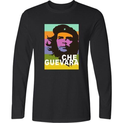 Che Guevara Hero T Shirt Men High Quality Cotton Long Sleeve Tshirt T-shirt Men Harajuku Casual T shirts Tops Men Clothing