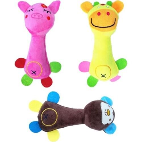 High Quality Pet Puppy Cats Pigs Squeaky Large Dog Toys Playing Grinding Teeth Tear-resistant Squeaking Popular Pet Toy Supplies