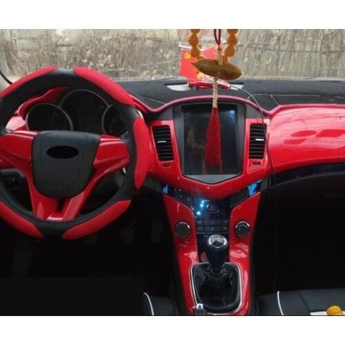 Red Fashion Center Console Air Outlet Steering Wheel Gear Frame For Chevrolet Cruze 2009 10 11 12 13 14 2015 AAA077