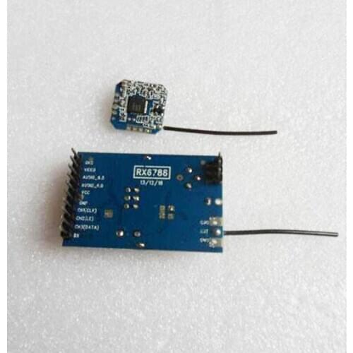 2.4G Transceiver Set Single Track TX6729 Launch Module & Stereo RX6788 Receiver Wireless Audio Video Transmission FPV Pho
